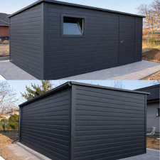 Gartenhaus 5x3 blechgarage - gartenhaus, m