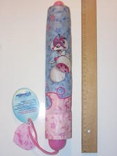 Diddlina  Regenschirm Kinderschirm Mädchen Taschenschirm Rarität, Pink