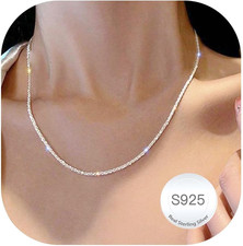 S925 Silver Chains Women 2mm