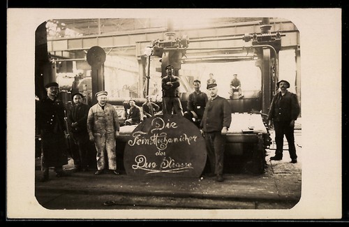 Foto fabrikarbeiter und - foto-ak,