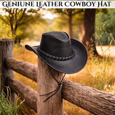 Echtleder Cowboyhut Herren