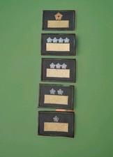 original DDR NVA Dienstgradabzeichen  Felddienstuniform  General bis Marschall