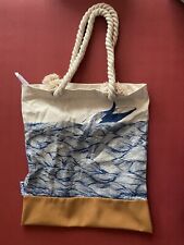 Limitiert auf 100 Stk. - Blauwal im Meer - Künstler Beutel / dicke Baumwolle