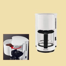 Krups Kaffeemaschine AromaCafe 5 - F 183-0110 - für 5 Tassen - weiß glänzend
