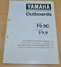 Yamaha Marine F9.9C F9.9  Aussenborder Outboards Werkstatthandbuch Nachtrag 1997
