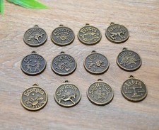 SET  Sternzeichen 12 Anhänger