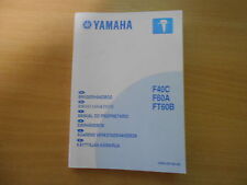 Brugerhandbog  Agarens Verkstadshandbok outboard motor  Yamaha F40C  F60A  FT60B