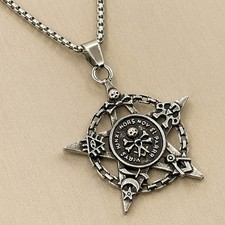 Herren Halskette Totenkopf