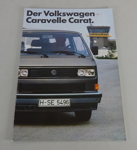 Prospekt broschüre vw t3 - broschüre,