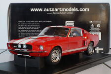 AUTOART 72906 SHELBY GT 500 1967, RED / WHITE STRIPES, 1:18, Neuwertig in OVP