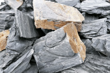 Schiefer Grau Bunt gewaschen