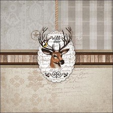 20 Servietten Wild Deer Hirsch