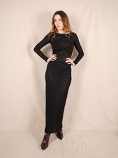 Mango Spitzen-Rock mit Schlitz Schwarz M