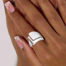 Breiter Ring 925 echt Silber