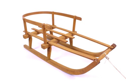 Puppenschlitten mit lehne - puppenschlitten,