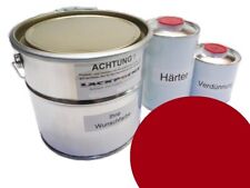 1 Liter Set 2K Autolack DDR Karminrot für Hercules 320 Oldtimer Motorrad
