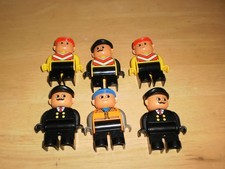 Lego Duplo Figur Figuren  6 Stück Alt Vintage  (S18)