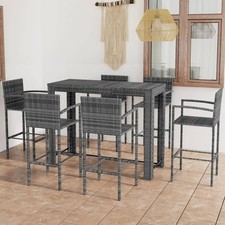 Gartenbar Set 7-tlg. Poly