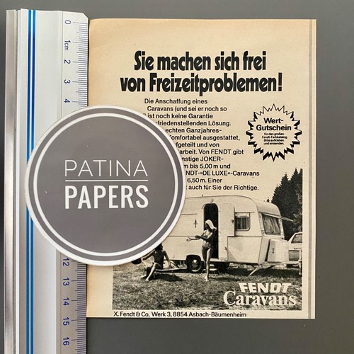 1970 fendt caravan wohnwagen - 1970,