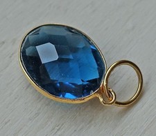 Neu Gelbgold Anhänger 750