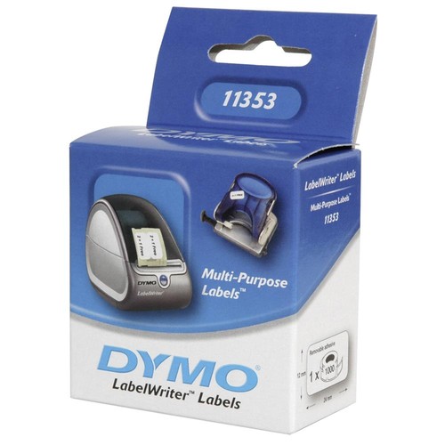 Dymo etiketten weiß - -, 1000