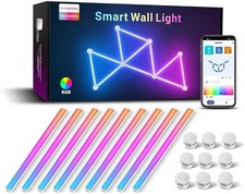 RGB LED Wandleuchte 9er Smart