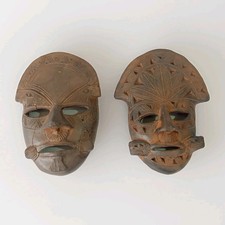 Keramik Masken Set Wandmasken