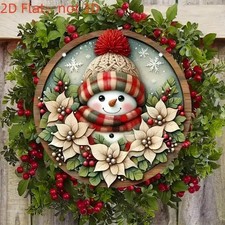 Holz Wanddeko Weihnachtsmotiv