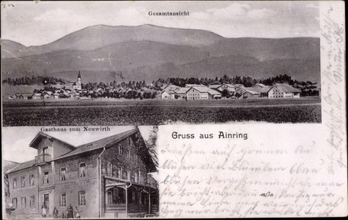 Ainring oberbayern - ak, in