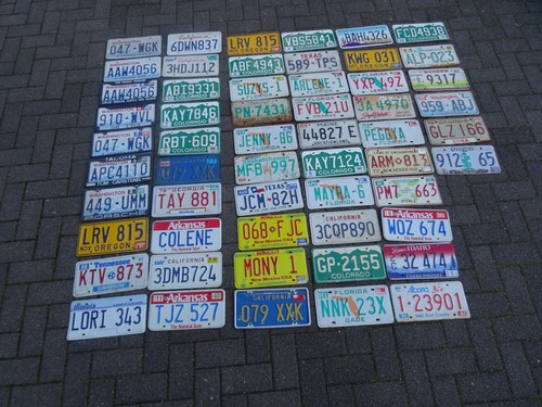 Usa nummernschild - usa,