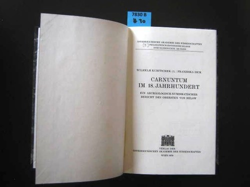 Carnuntum jahrhundert - 18.,