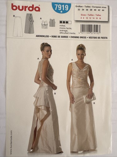 Schnittmuster burda 7919 - burda,