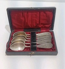 🥄 6 alte Teelöffel aus