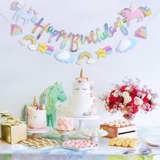 Happy birthday banner girlande - happy,