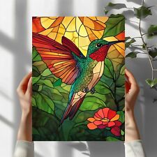 Kolibri Buntglas Poster