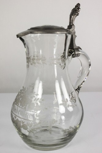 Glas krug zinn - krug,