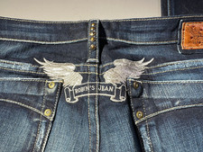 Robin´s Jeans Robin Jeans Damen  gestickte silbernen Flügel Gr. 32, neu