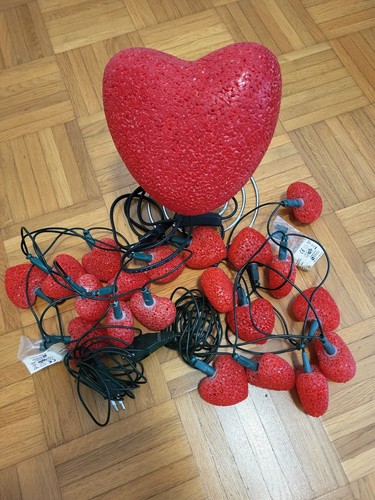 Tischlampe herz mit zwei - mit,