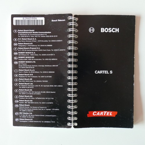 Bosch cartel motorola - bosch, s