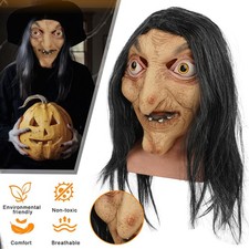 Halloween Gruselige Hexenmaske