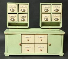 Alter Kaufladen Kaufmannsladen Holz Gehäuse Art Deco 30er Kolonialwarenladen RAR