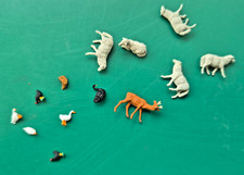 Preiser Merten Noch? H0 Tiere Reh Hühner Schaafe Gänze Zubehör ohneOVP/252