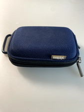 Maxxitrade Hardcase Kamerahülle Dunkelblau mit Reißverschluss & Karabiner