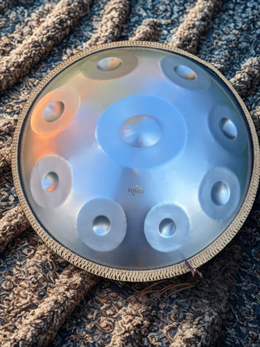 Silver shine handpan - silver, handpan,