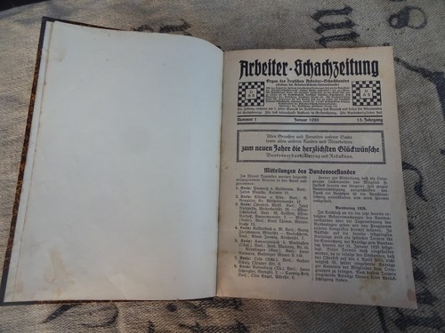 Altes buch schach 1926 - altes,