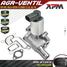 AGR-Ventil für Opel Agila A Astra G H Corsa C D Meriva Tigra 1.0L 1.2L 1.4L