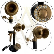 Antik messing station - antik, handy