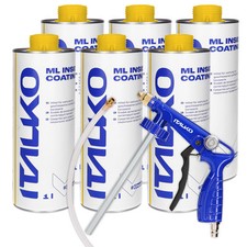 6x Hohlraumversiegelung Hohlraumschutz Konservierung Wachs 1 Liter + Pistole UBS