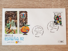 Spain FDC  1982 Weltmeisterschaft Zaragoza Cancel