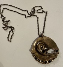 Stylische Kette 70er Jahre Styl Vintage Retro Modeschmuck Halskette Schmuck 